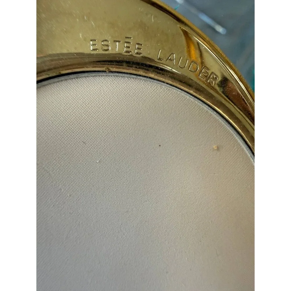 Estee Lauder Golden Aquarius Compact Lucidity Powder Vintage Zodiac Gold